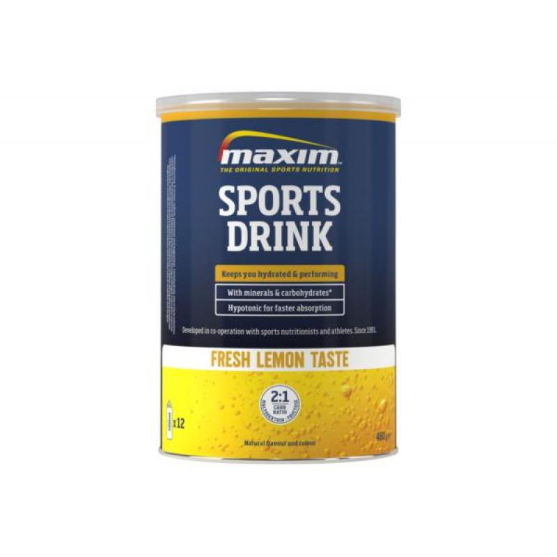 Maxim Maxim Sports Drikk 480g Sitron