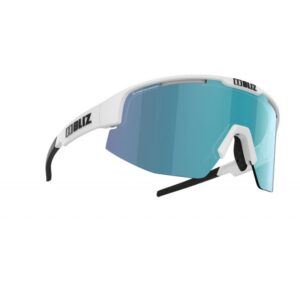 BLIZ MATRIX 700402 Matt White/Brown w Blue Multi Photocromic