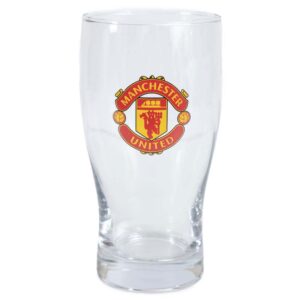 Supporter MANCHESTER UNITED FC TULIP PINT GLASS