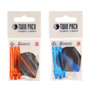 Harrows Harrows  Flights & Shafts, Twin Pack Blue